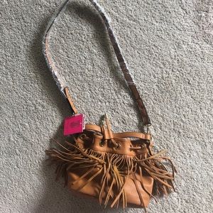 BRAND NEW FRINGE BUCKET PURSE